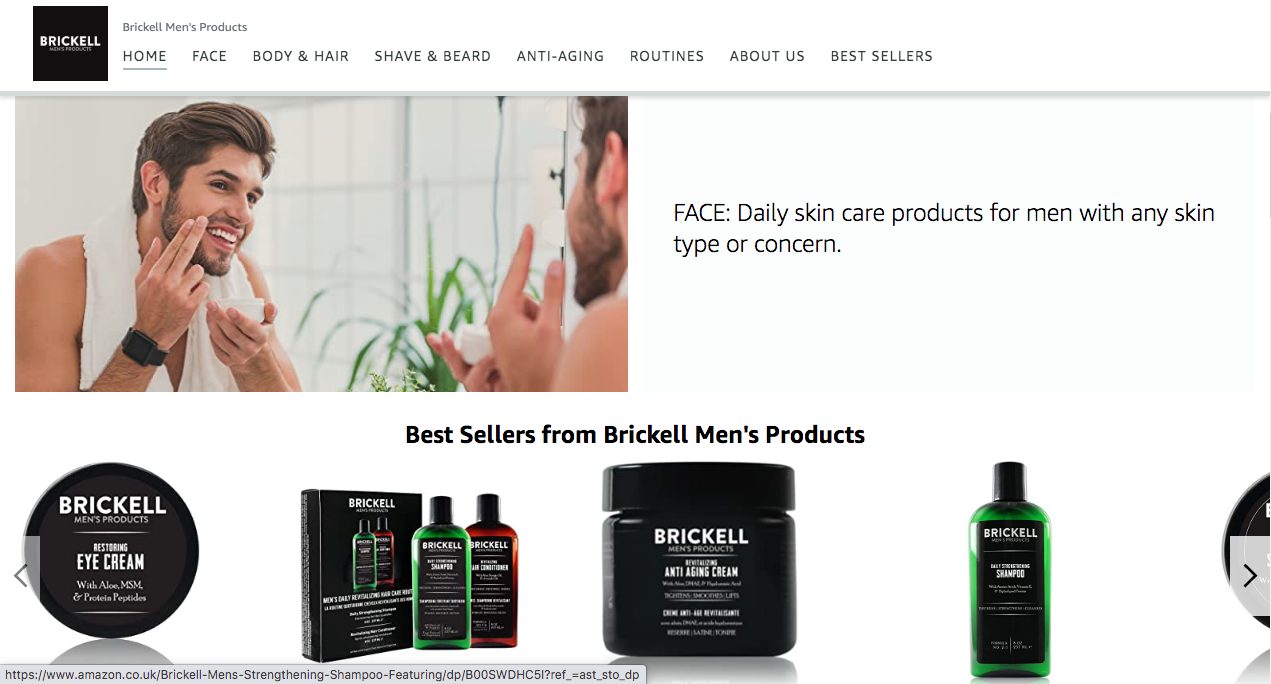 Brickell Amazon enhanced brand content second image