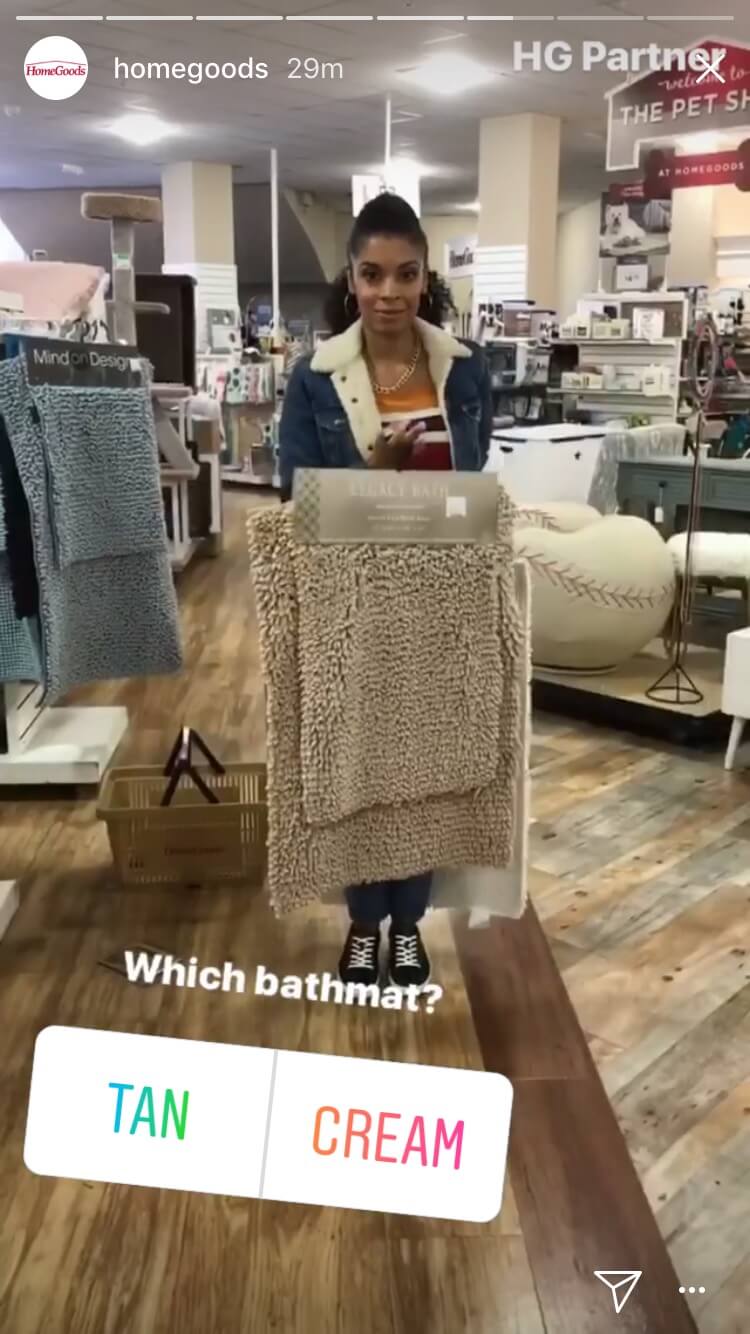 rug Instagram poll