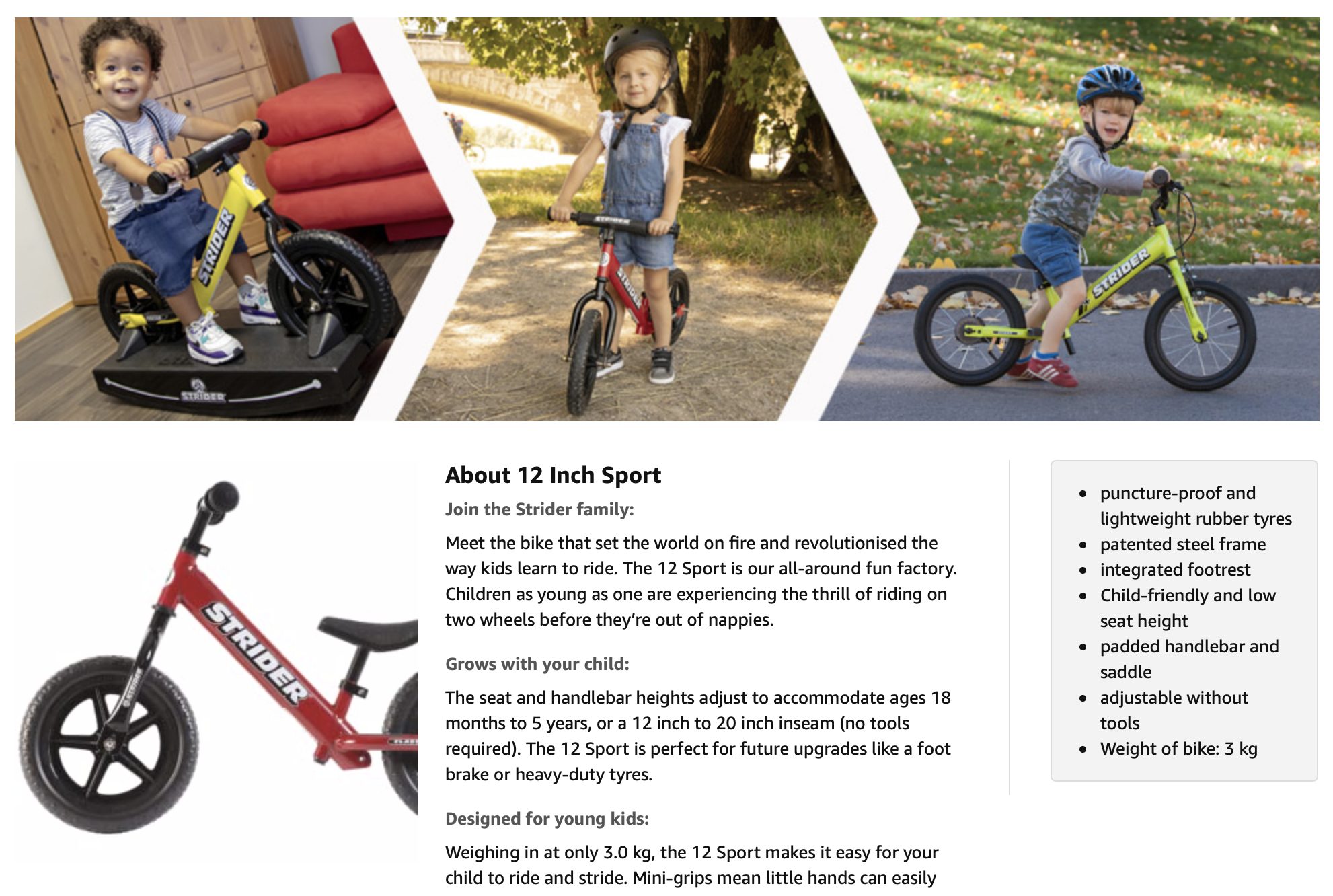 Strider Bikes Amazon EBC