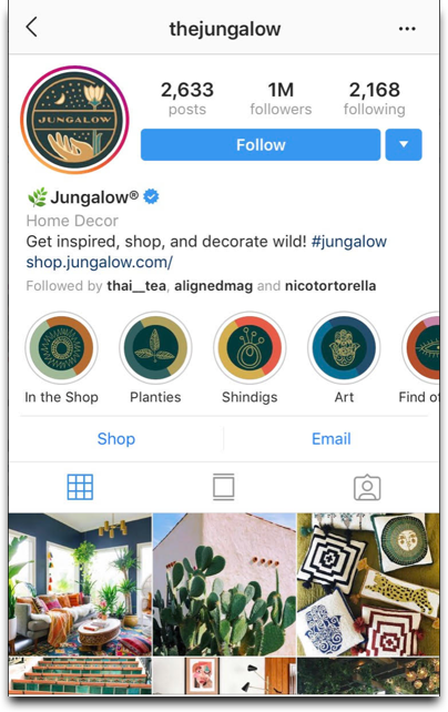 thejungalow instagram 